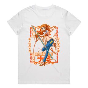 Nami "Dead or Alive" T-Shirt – One Piece Pirate Queen Streetwear