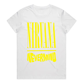 Nirvana "Nevermind" Minimalist Logo T-Shirt – Classic Grunge Tribute