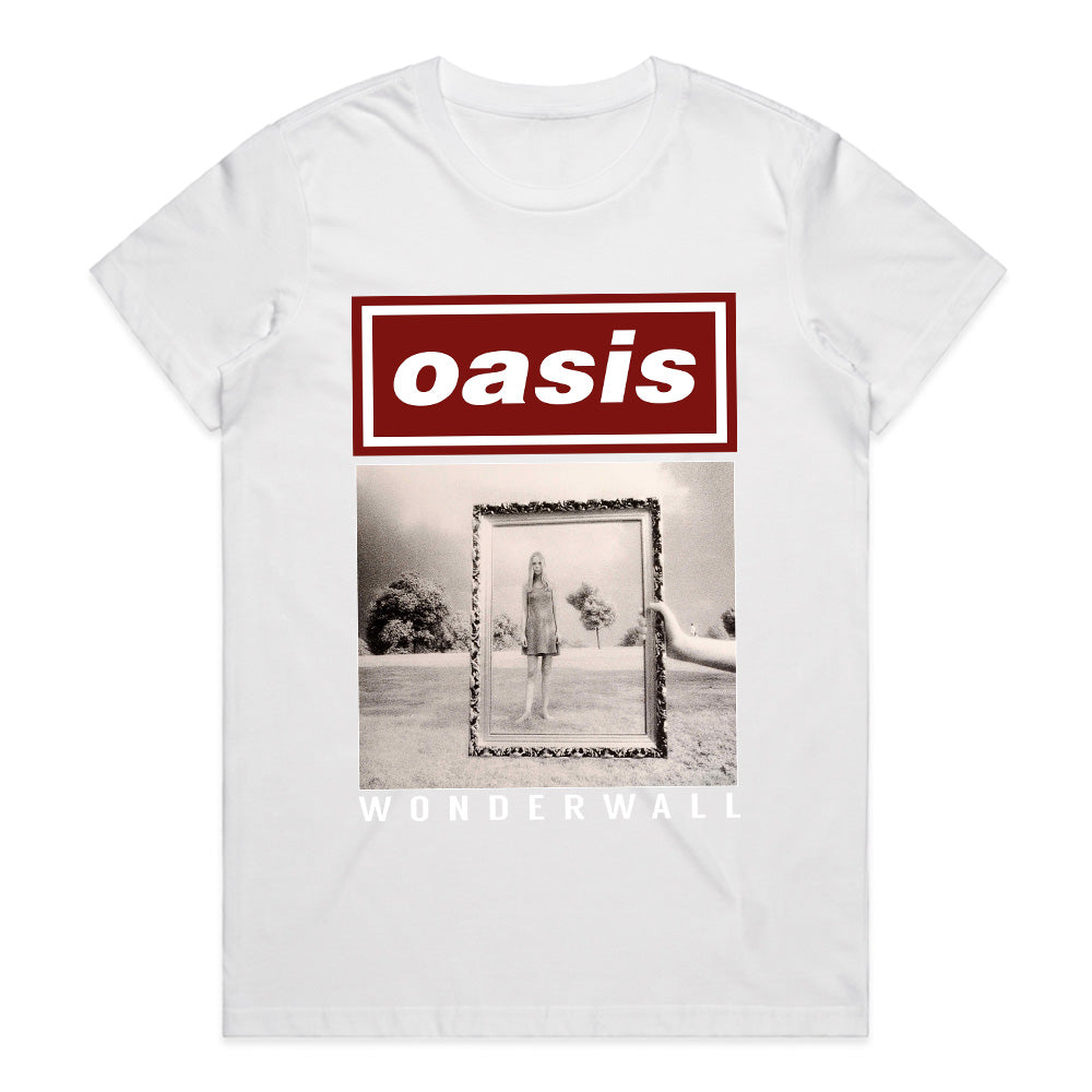 Oasis "Wonderwall" Single Cover T-Shirt – Britpop Classic Tribute