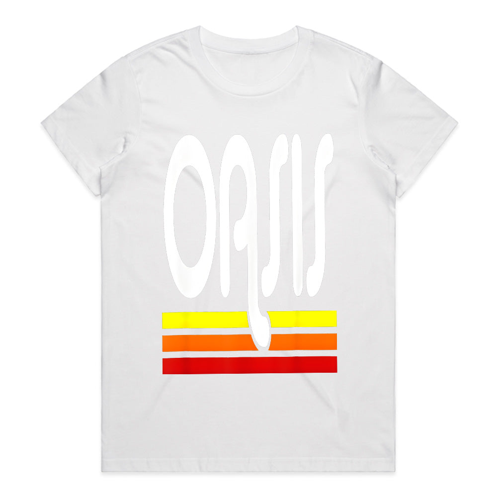 Oasis Retro Sunset Logo T-Shirt – Vintage-Inspired Britpop Tribute
