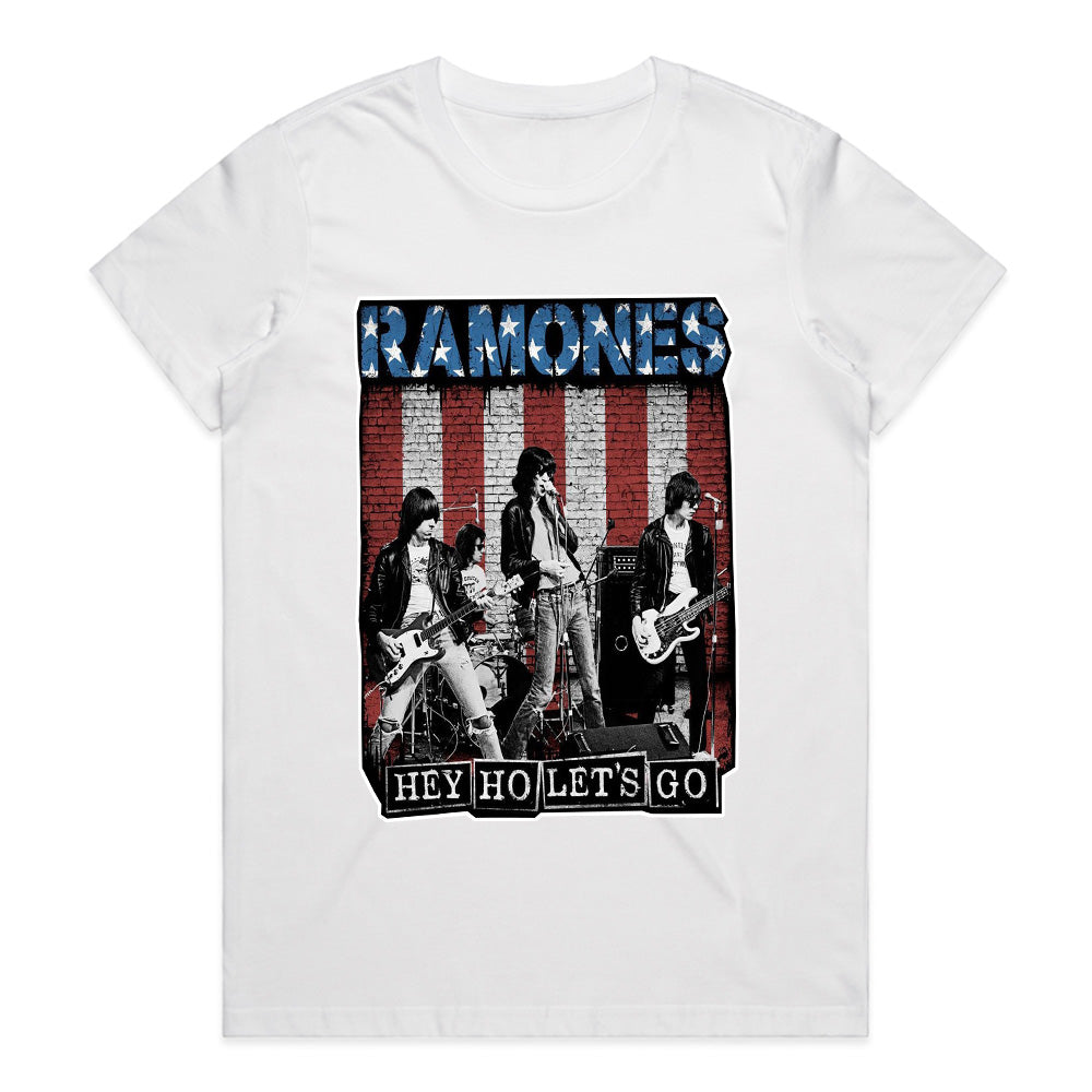 Ramones "Hey Ho, Let’s Go" American Flag T-Shirt