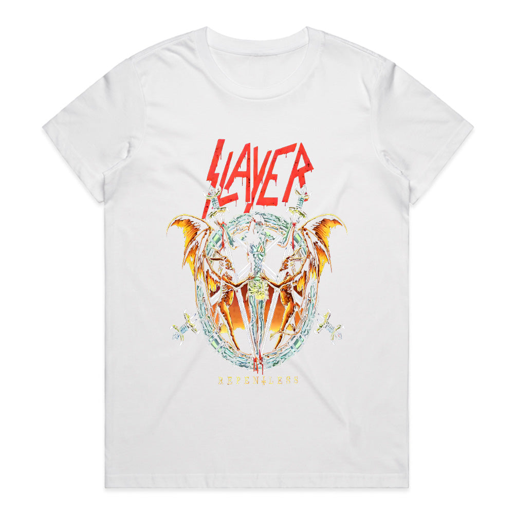 Slayer "Repentless" Pentagram & Swords Graphic T-Shirt – Thrash Metal Icon