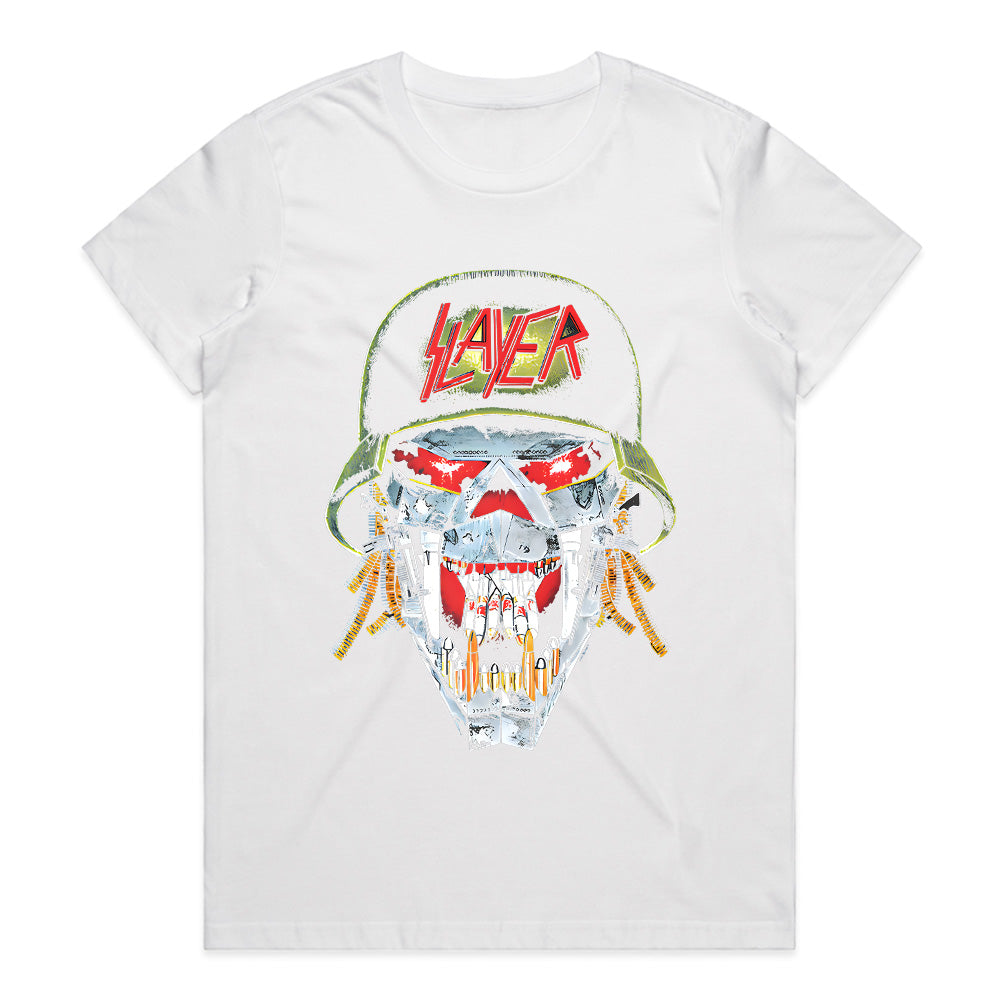 Slayer "War Machine" Metal Skull Soldier T-Shirt – Thrash Metal Power