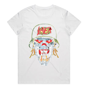 Slayer "War Machine" Metal Skull Soldier T-Shirt – Thrash Metal Power