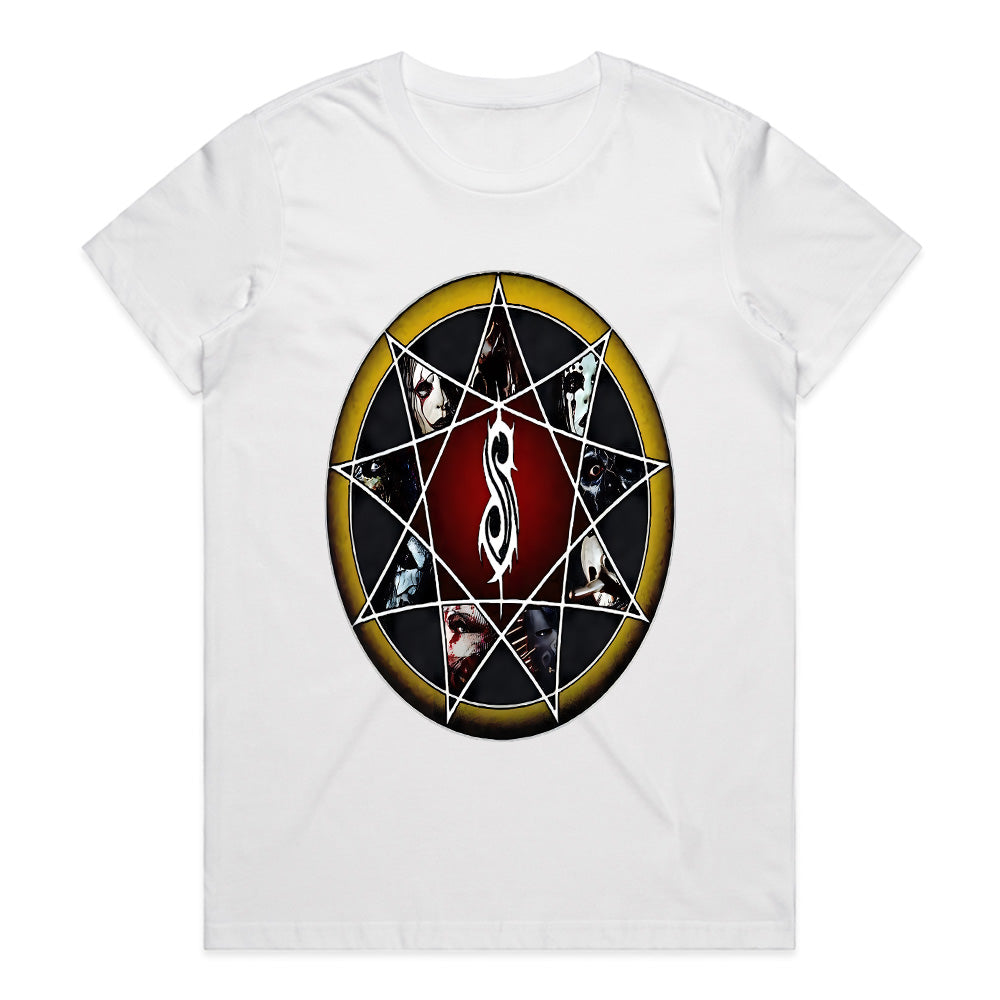 Slipknot Band Members Heptagram Sigil T-Shirt – Iconic Metal Design