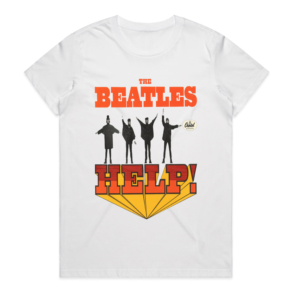 The Beatles "HELP!" Vintage Movie Poster T-Shirt – Classic Rock Tribute Tee