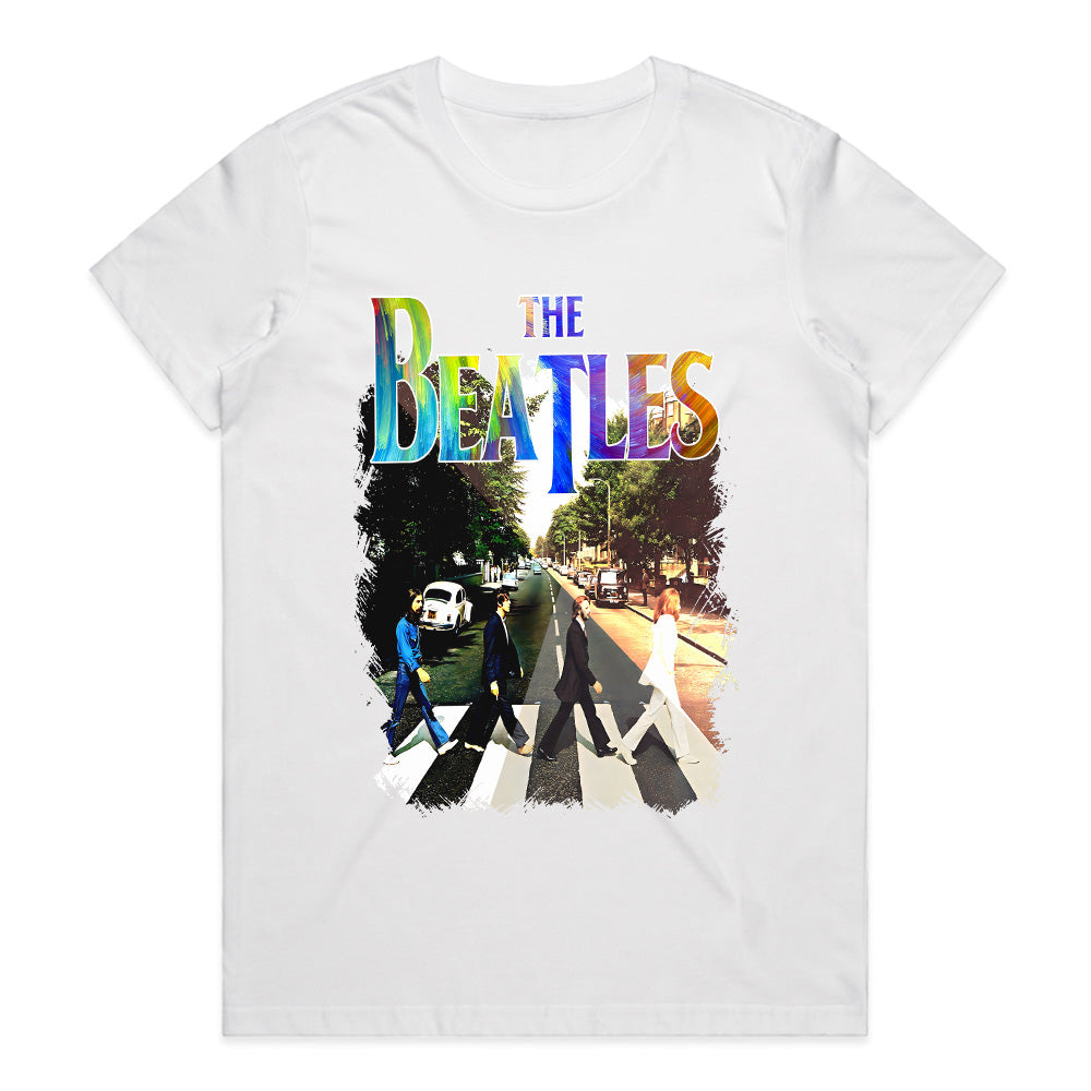 The Beatles "Abbey Road Holographic" T-Shirt – Iconic Rock Tribute Tee