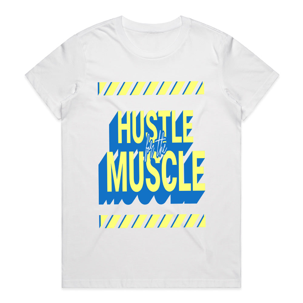 "Hustle for the Muscle" Gym T-Shirt – Work Hard, Build Strength