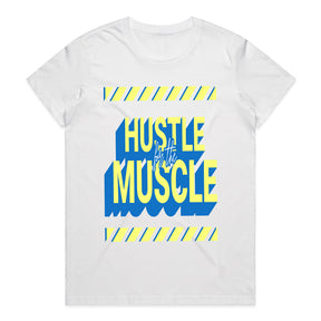"Hustle for the Muscle" Gym T-Shirt – Work Hard, Build Strength