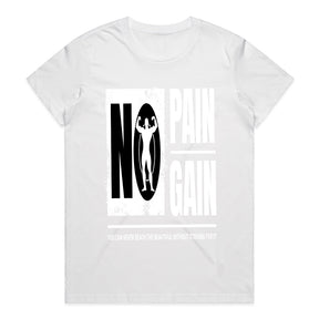 "No Pain No Gain" Gym T-Shirt – Motivational Workout Tee for Fitness & Bodybuilding