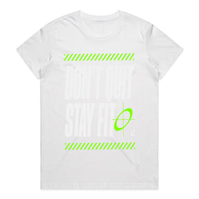 "Don't Quit Stay Fit Motivational Gym T-Shirt – Bold Fitness Apparel"