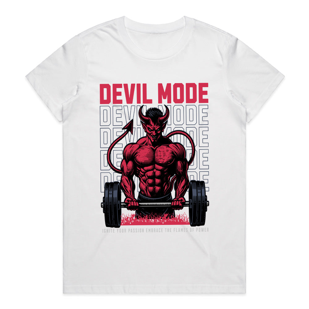 "Devil Mode" Hardcore Gym T-Shirt – Unleash Your Inner Beast