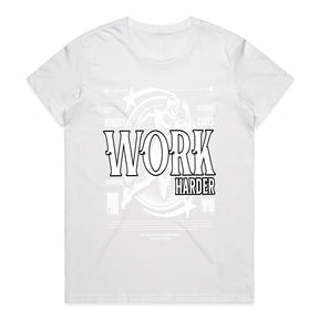 "Nobody Cares, Work Harder" Motivational Gym T-Shirt – Hustle & Grind