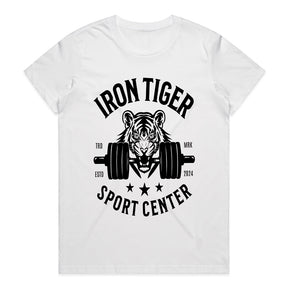 "Iron Tiger Sport Center" Gym T-Shirt – Stealth Black Power & Strength