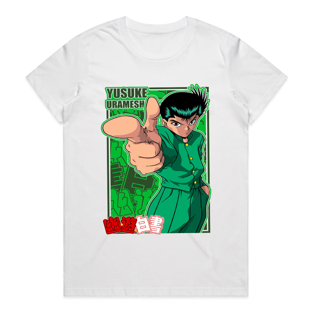 Yusuke Urameshi Spirit Gun T-Shirt – Classic Yu Yu Hakusho Anime Design