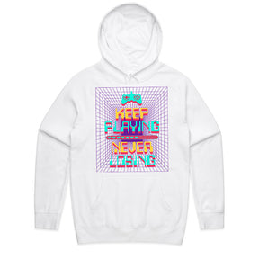 "Keep Playing, Never Losing" Cyber Neon Gaming T-Shirt