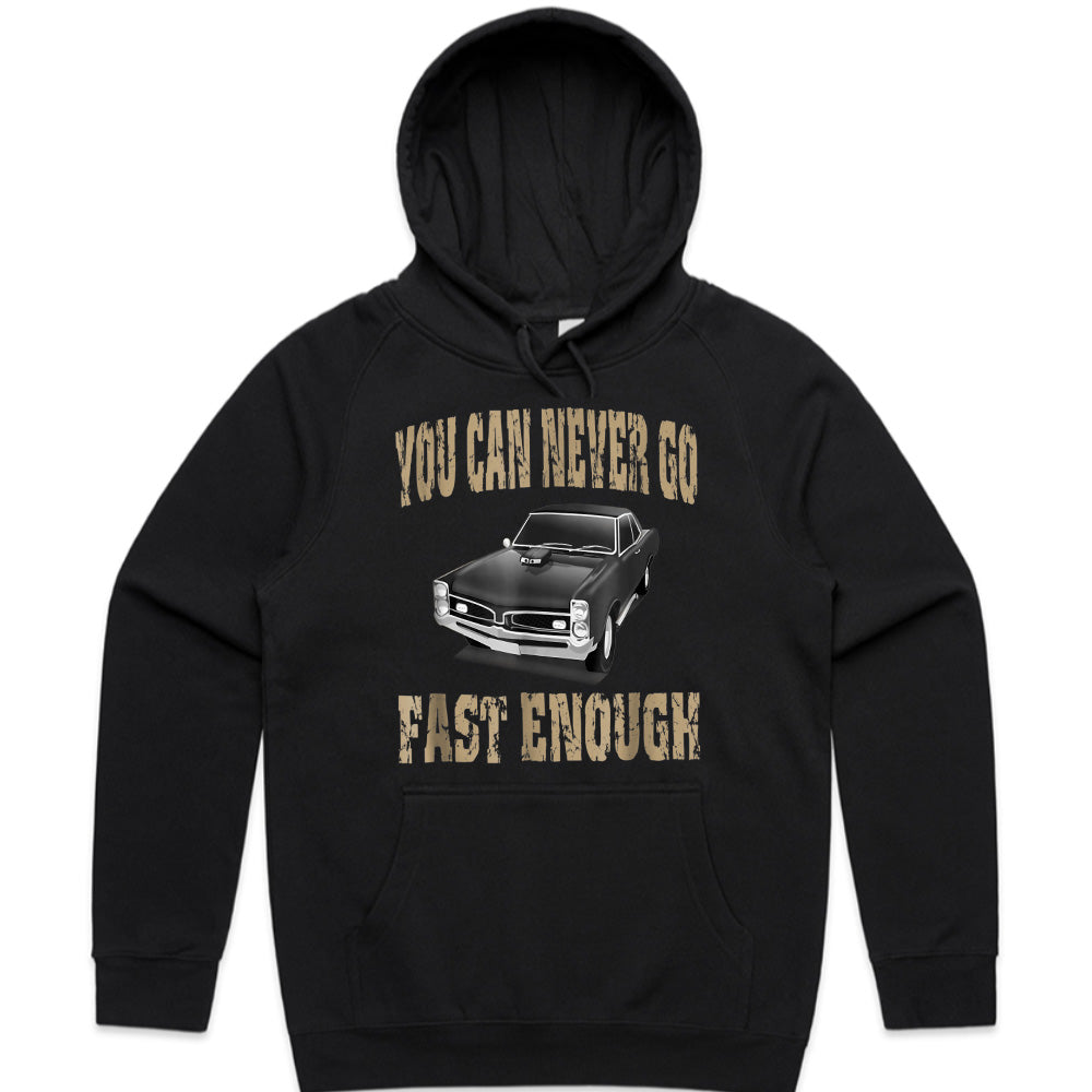 You Can Never Go Fast Enough – Classic Muscle Car Racing T-Shirt