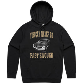 You Can Never Go Fast Enough – Classic Muscle Car Racing T-Shirt