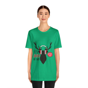 It's Okay To Say Ho Ho Ho - Unisex Jersey Short Sleeve Tee