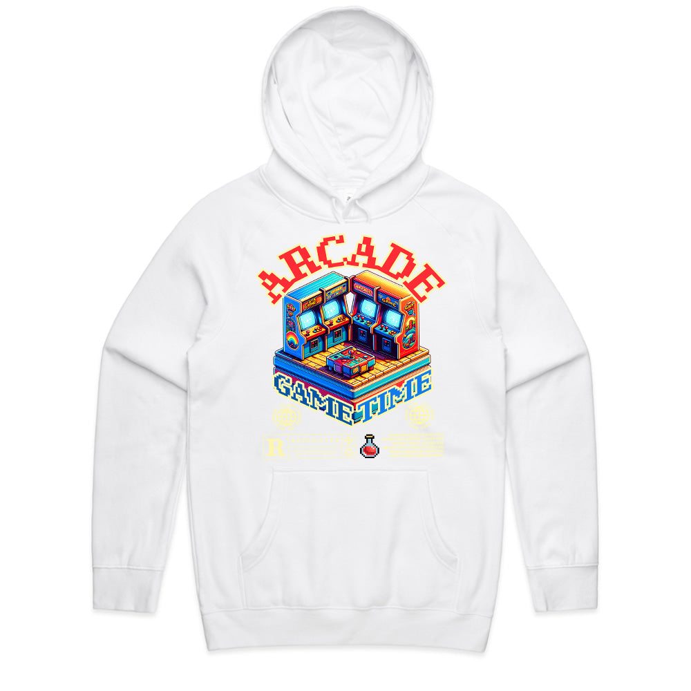 "Arcade Game Time – Retro Neon Gaming T-Shirt for Classic Gamers"