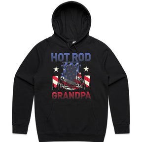 🇺🇸 Hot Rod Grandpa Patriotic Sweatshirt – Classic Car Enthusiast Gift