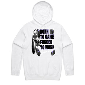 "Born to Game, Forced to Work – Gamer Lifestyle T-Shirt"