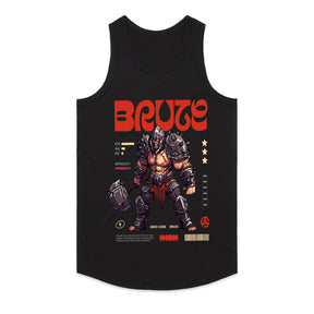 "BRUTE – Retro Pixel Warrior Gaming T-Shirt"