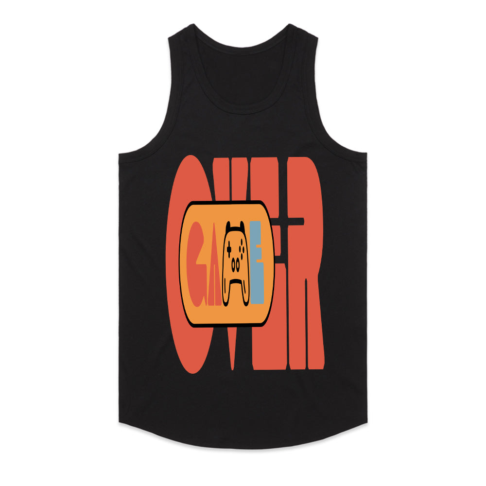 "Game Over" Minimalist Retro Gaming T-Shirt - Vintage Gamer Aesthetic