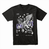 "Game of Life – Gothic Angel & Dice Fate T-Shirt"