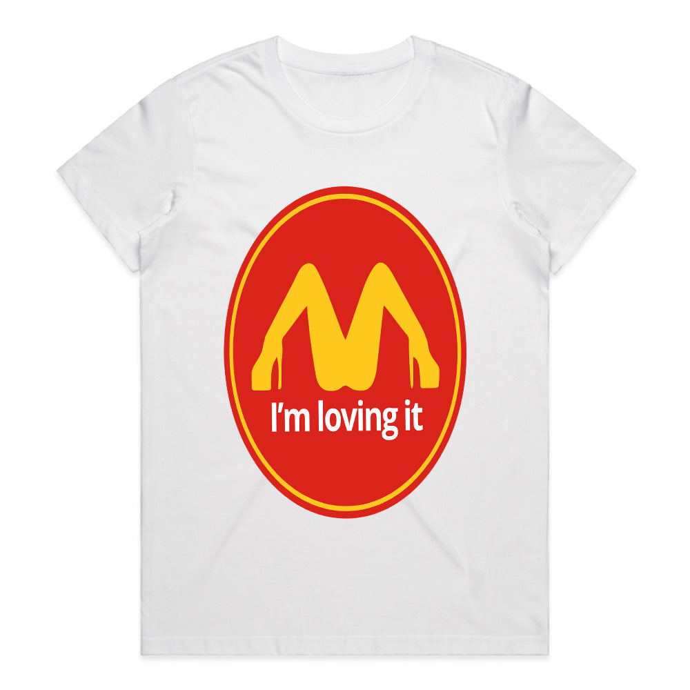"I'm Loving It" Statement Tee - Bold, Fun & Playful Design