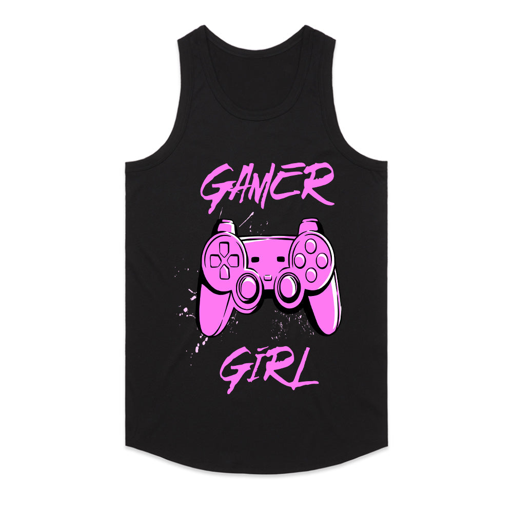 "Gamer Girl – Bold Pink Controller Gaming T-Shirt"