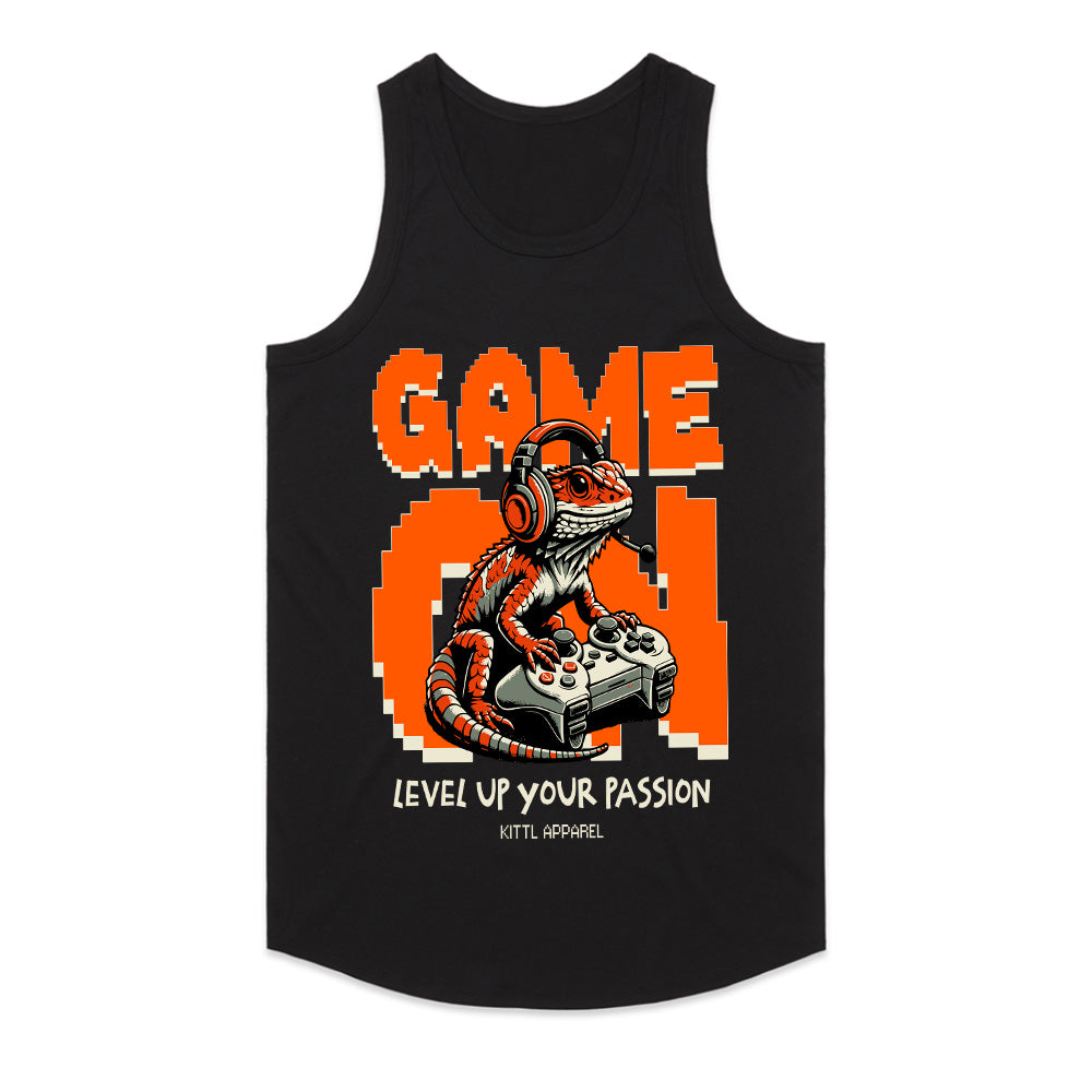 "Game On" Bearded Dragon Gamer T-Shirt - Level Up Your Passion