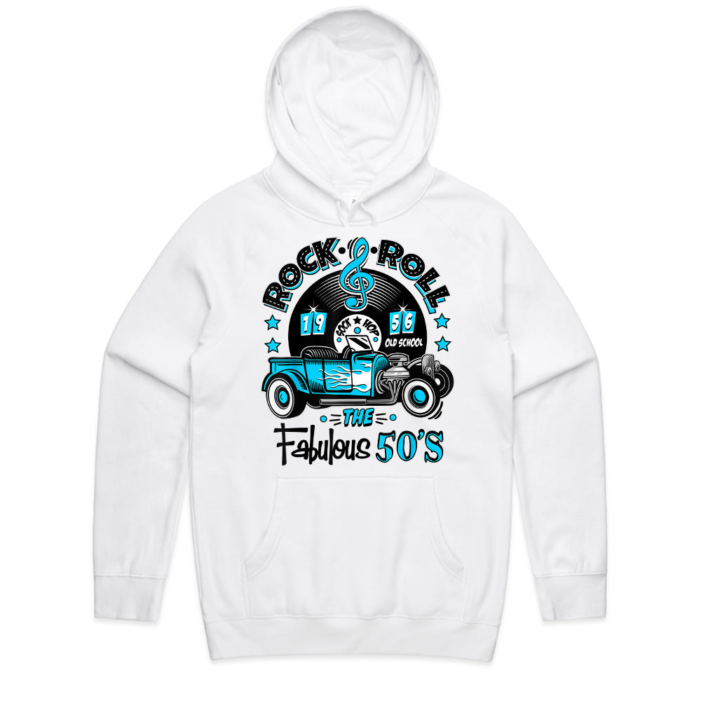 Rock & Roll Fabulous 50s T-Shirt – 1956 Sock Hop Old School Hot Rod Tee