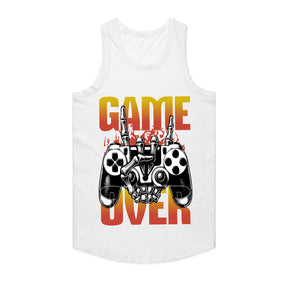 "Game Over" Skull Gamer T-Shirt - Hardcore Gaming Controller Design