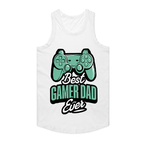 "Best Gamer Dad Ever – Cool Gaming Controller Graphic T-Shirt"