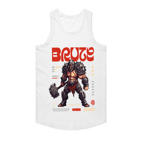 "BRUTE – Retro Pixel Warrior Gaming T-Shirt"