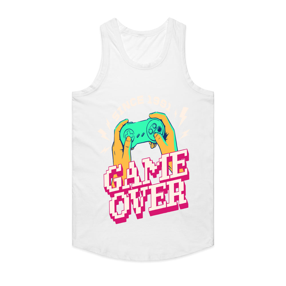 "Game Over Since 1991" Retro Gaming T-Shirt - Vintage Gamer Aesthetic