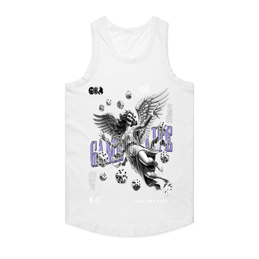 "Game of Life – Gothic Angel & Dice Fate T-Shirt"