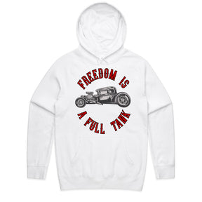 Hot Rod "Freedom is a Full Tank" Vintage Custom Engine T-Shirt