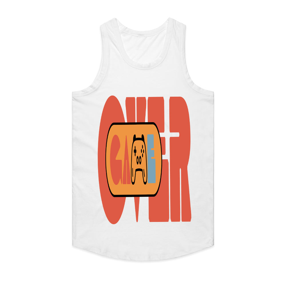 "Game Over" Minimalist Retro Gaming T-Shirt - Vintage Gamer Aesthetic