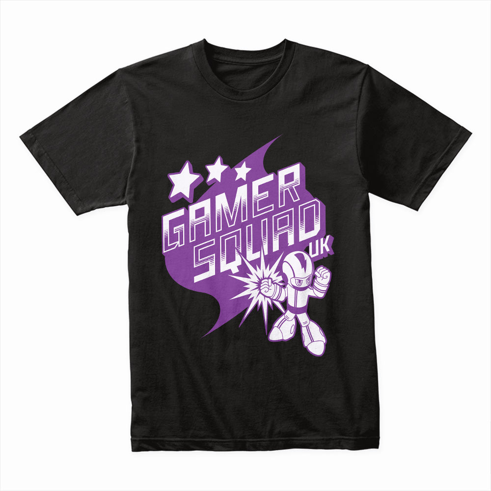 "Gamer Squad UK T-Shirt – Retro Sci-Fi Gaming Tee for True Gamers"