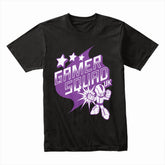 "Gamer Squad UK T-Shirt – Retro Sci-Fi Gaming Tee for True Gamers"