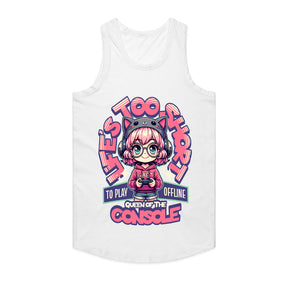 Life’s Too Short to Play Offline - Queen of the Console Gamer T-Shirt