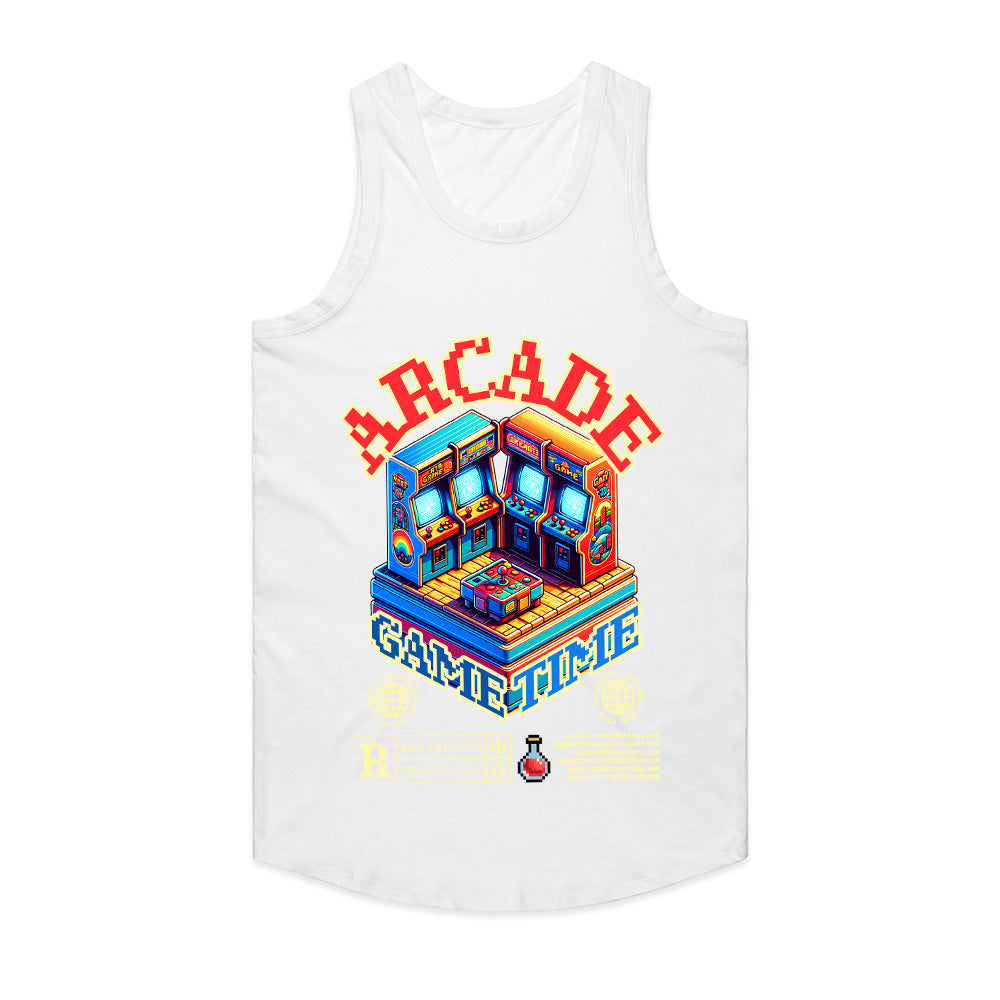 "Arcade Game Time – Retro Neon Gaming T-Shirt for Classic Gamers"