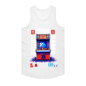 "Enjoy Your Game – Retro Arcade Pixel Art Gaming T-Shirt"