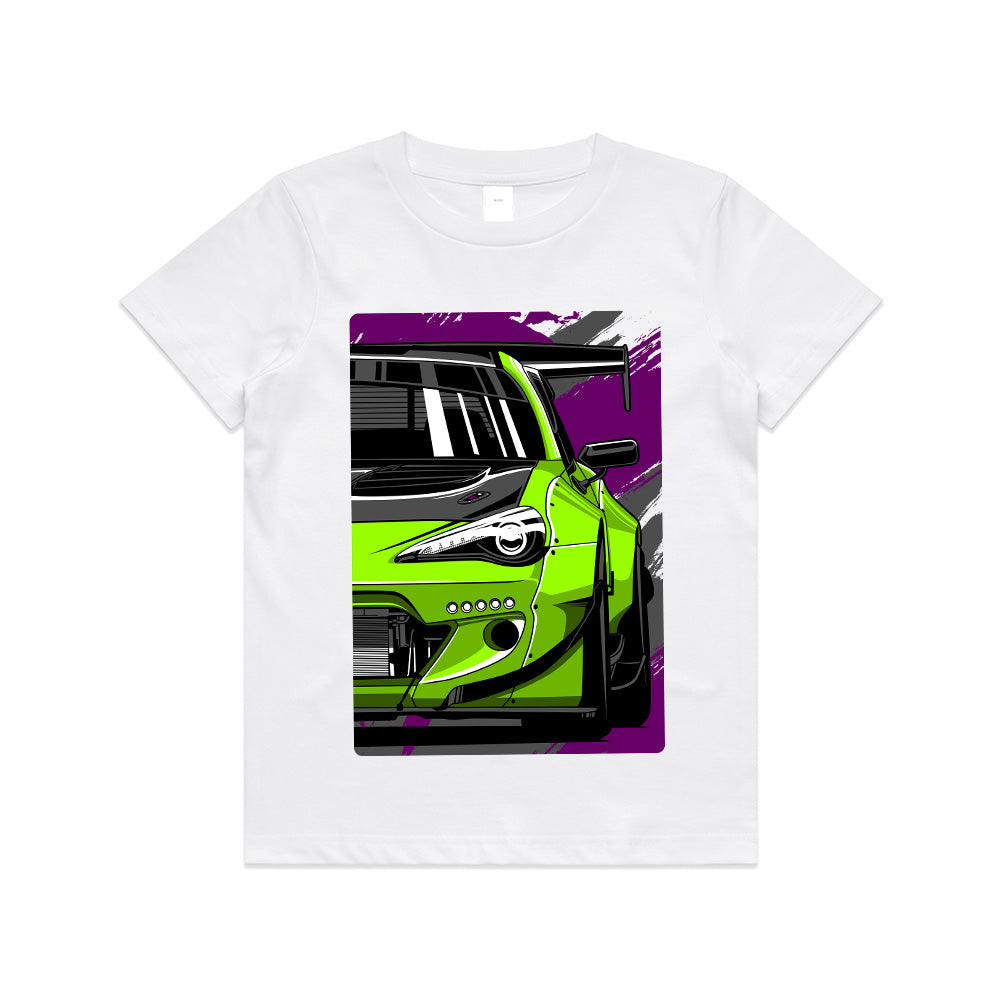 Widebody GT86 – Neon Green JDM Drift Machine T-Shirt
