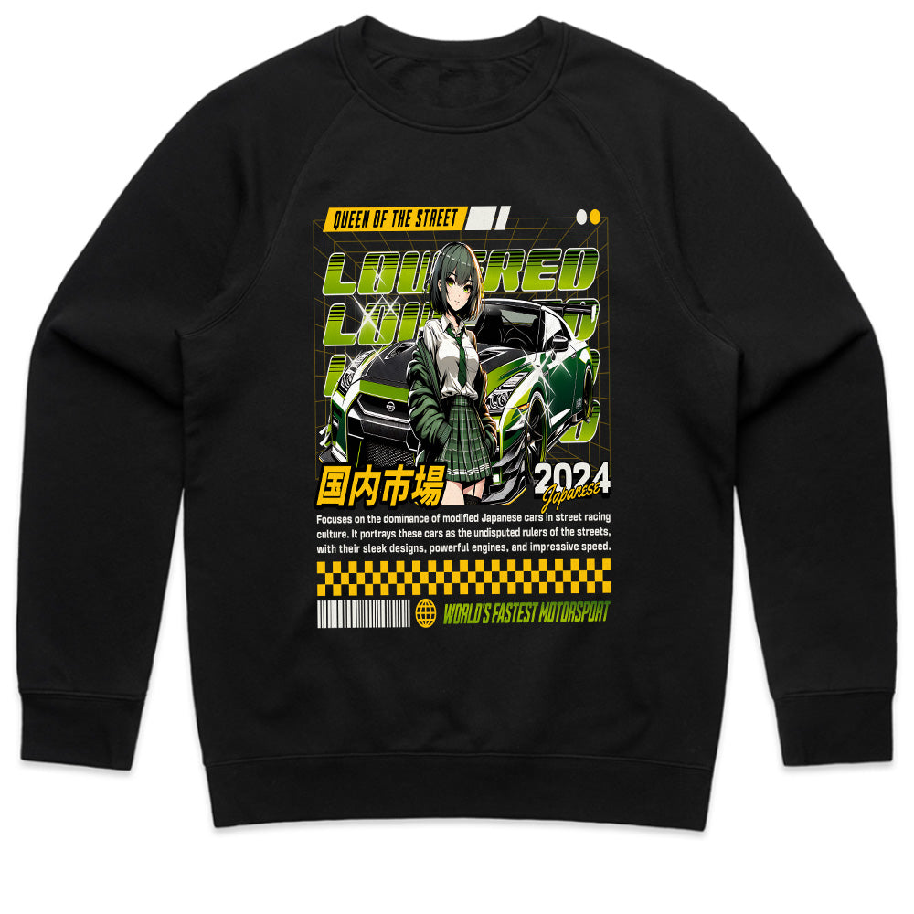 Queen of the Street – JDM Anime Street Racing T-Shirt