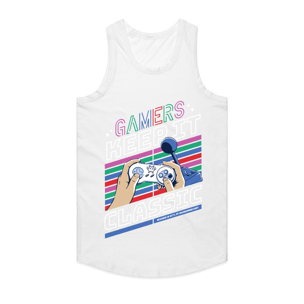 "Gamers Keep It Classic" Retro Gaming T-Shirt