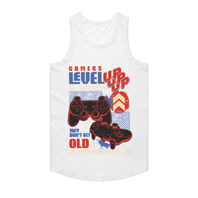 "Gamers Level Up – They Don’t Get Old" Retro Gaming Controller T-Shirt
