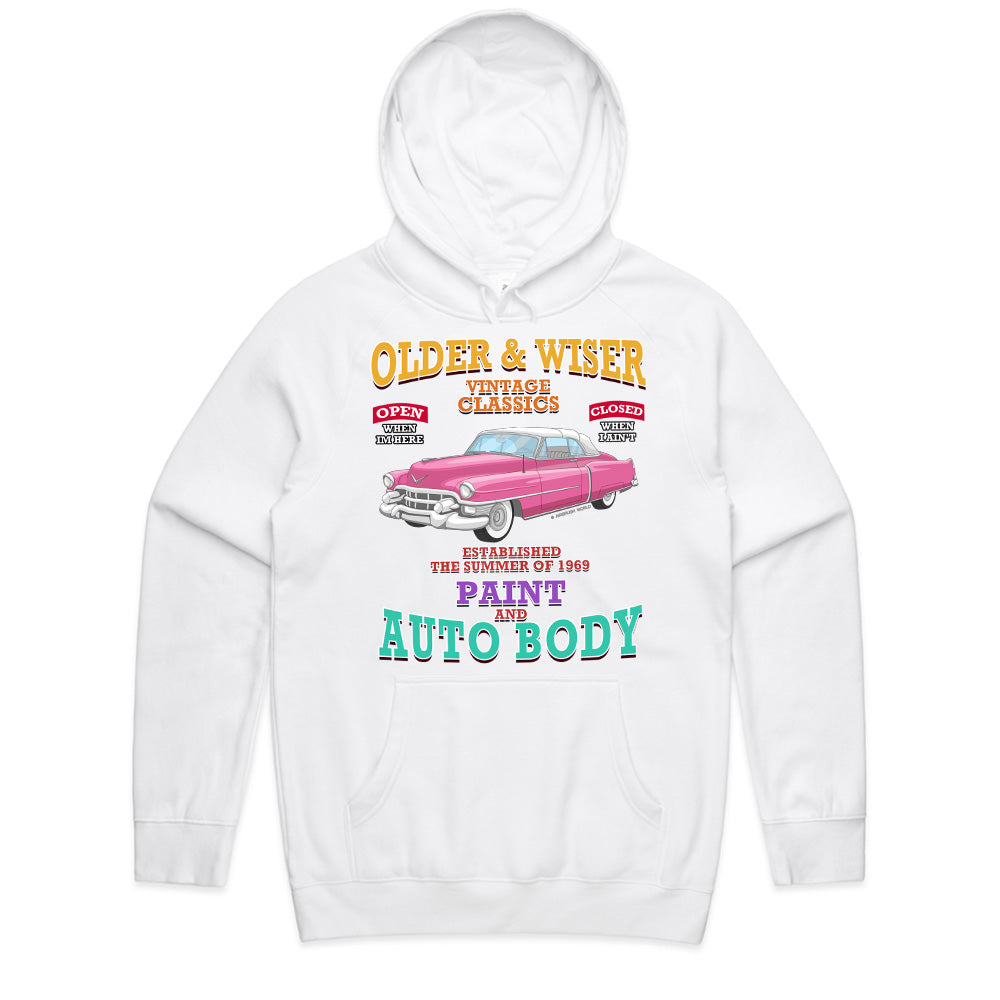 Older & Wiser Vintage Classics Auto Body T-Shirt – Retro Car Lover Tee!